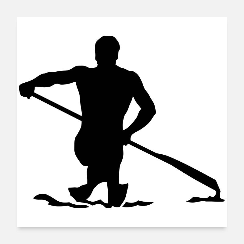 canoe Poster 24" x 24" (60x60 cm)
