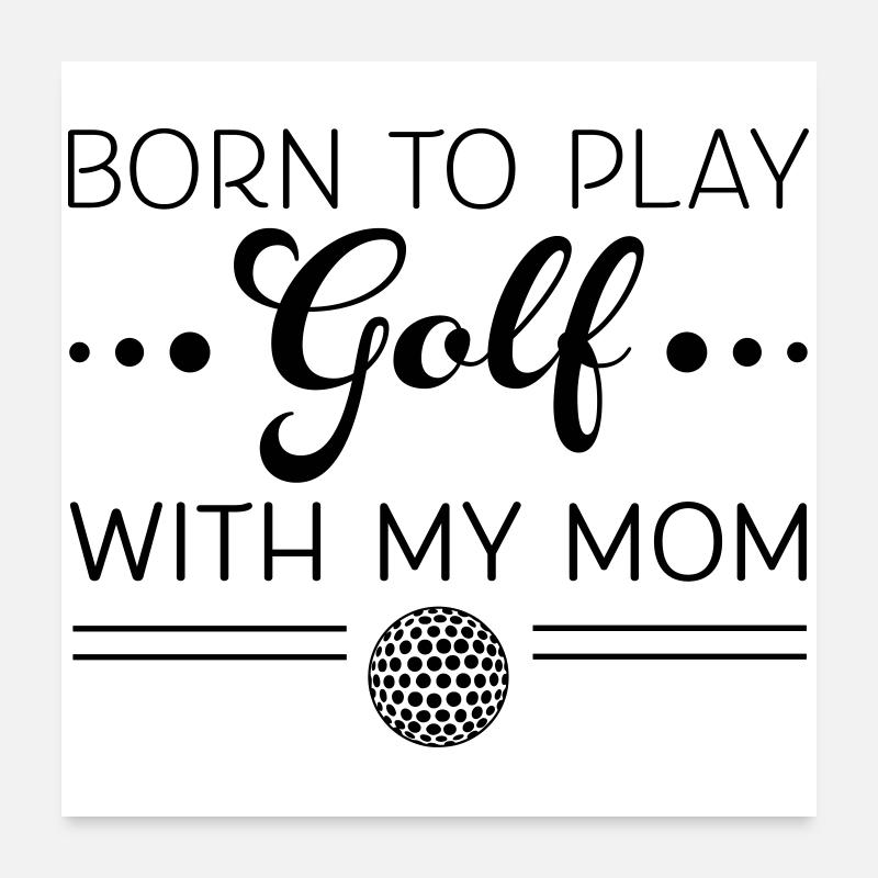 golf Poster 24" x 24" (60x60 cm)