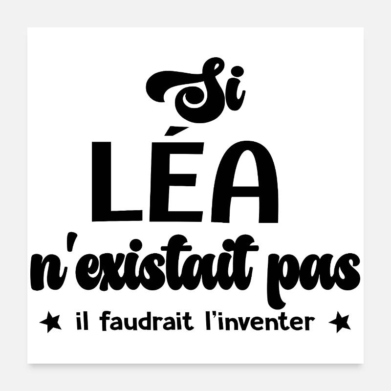 Lea personalisiertes Geschenk lea Poster 60x60 cm