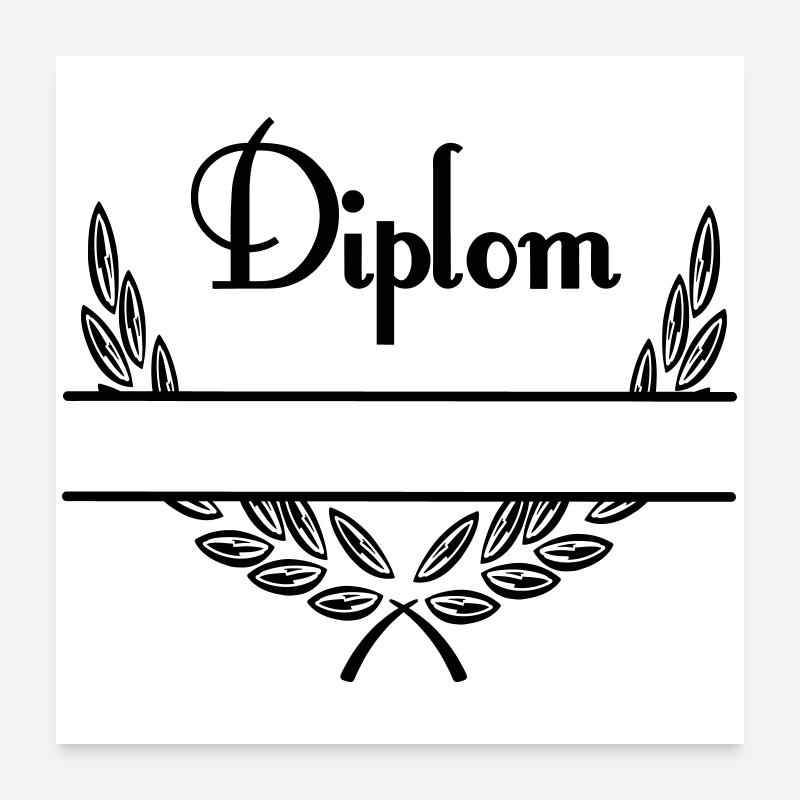 Diplom – Namespace Poster 24" x 24" (60x60 cm)