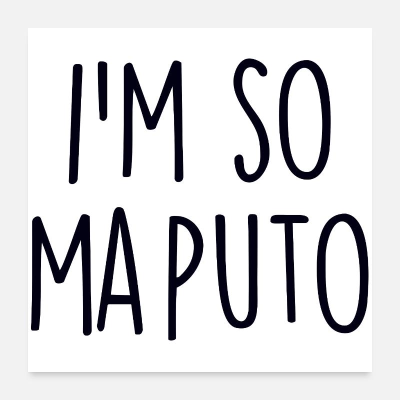 Maputo, Mozambique Poster 60 x 60 cm