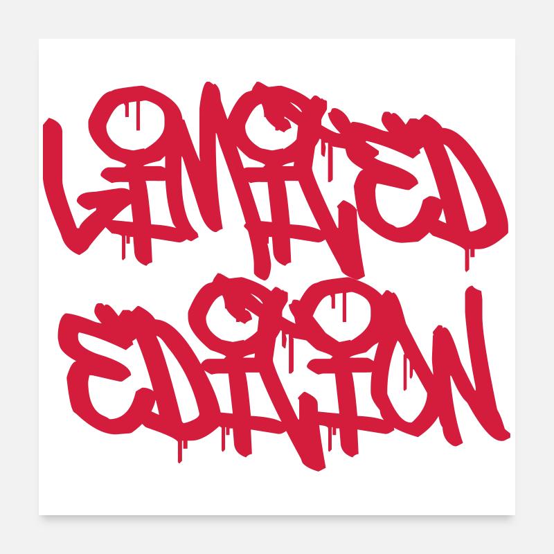 Limited Edition Poster 60 x 60 cm