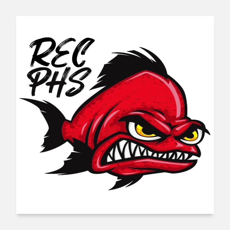 Rostocker Eishockey Poster 60x60 cm