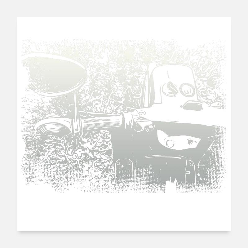 Hirondelle simson KR51 Poster 60 x 60 cm