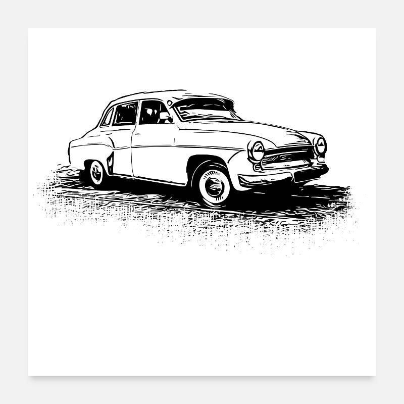 P-312-0 Wartburg Poster 60 x 60 cm