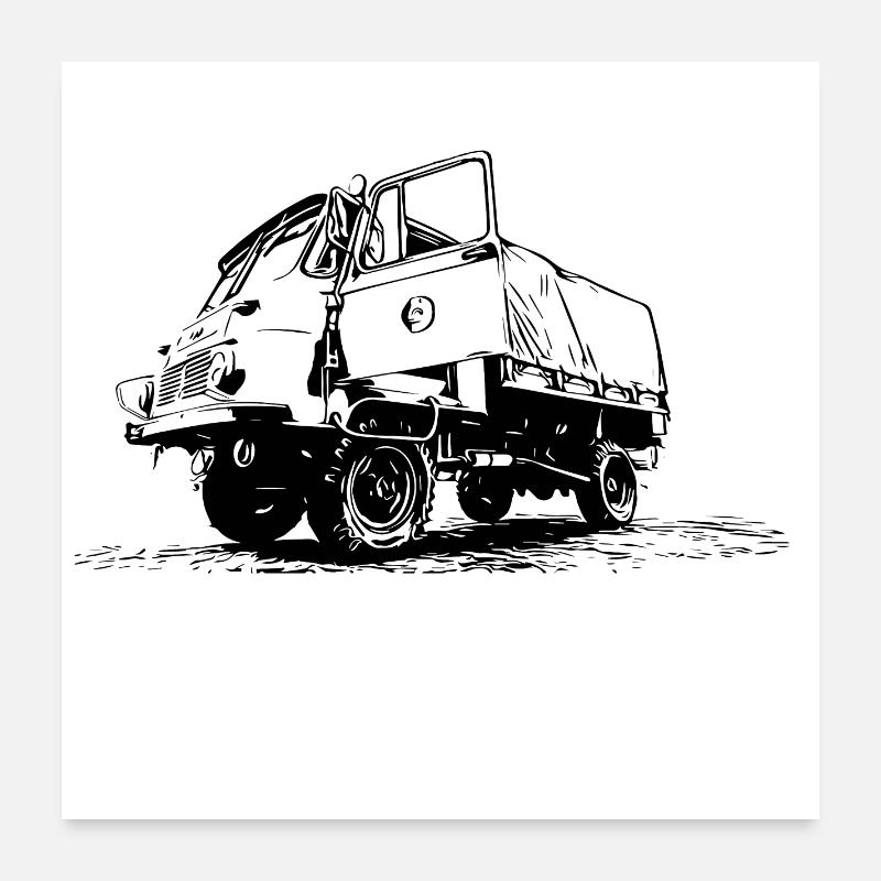 Robur LO 2002 A Poster 60x60 cm