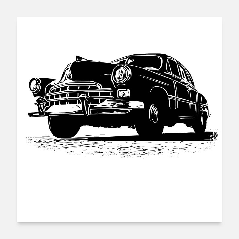 GAZ 12 PIÈCES Poster 60 x 60 cm
