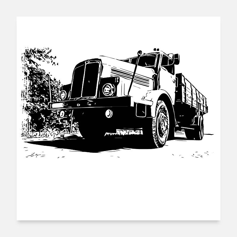 IFA H6 - Poster 60x60 cm - Weiß