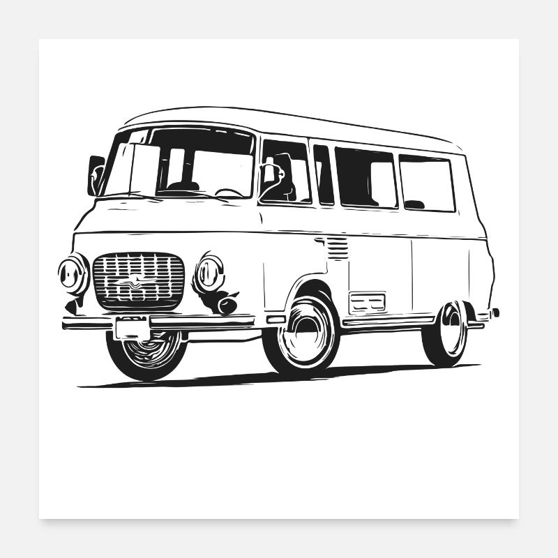 Barkas - B1000 Poster 60x60 cm