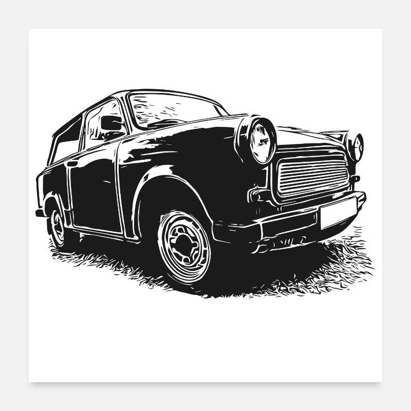  | Trabbi | GDR Vehicles Poster 24" x 24" (60x60 cm)