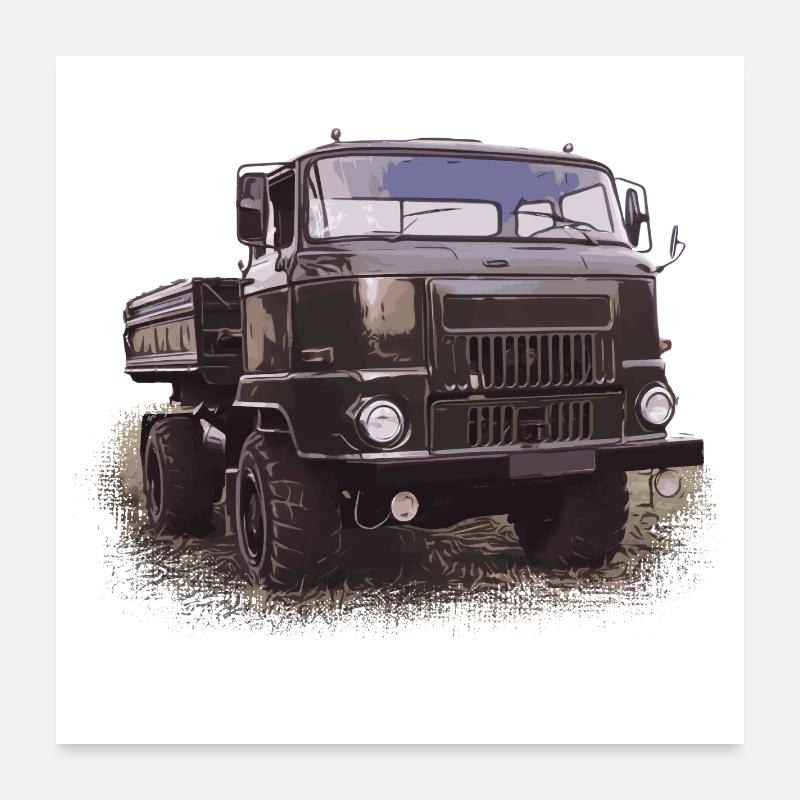 Benne basculante IFA L60 Poster 60 x 60 cm
