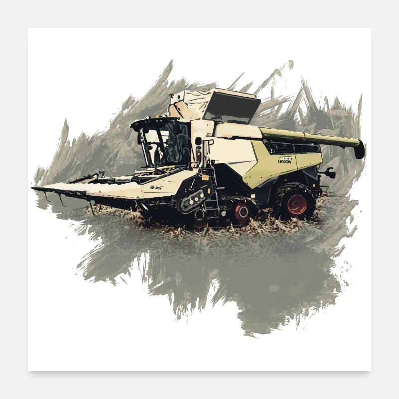 Maispflücker Poster 60x60 cm
