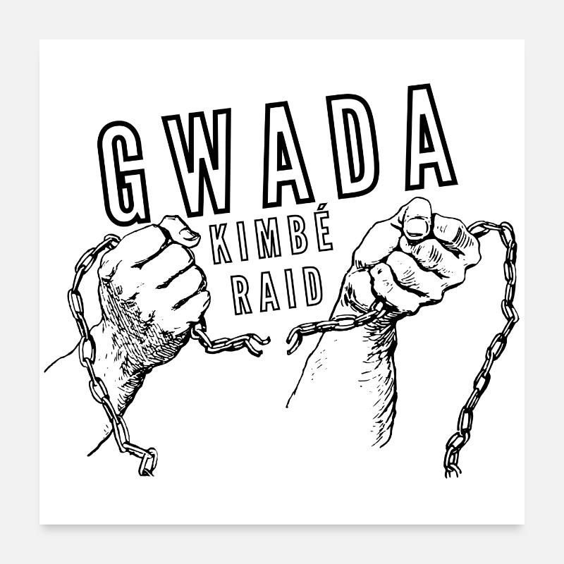 gwada Poster 60 x 60 cm