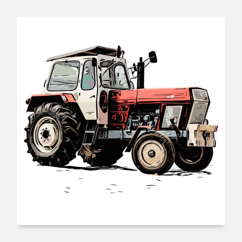 Progress Tractor ZT Poster 24" x 24" (60x60 cm)