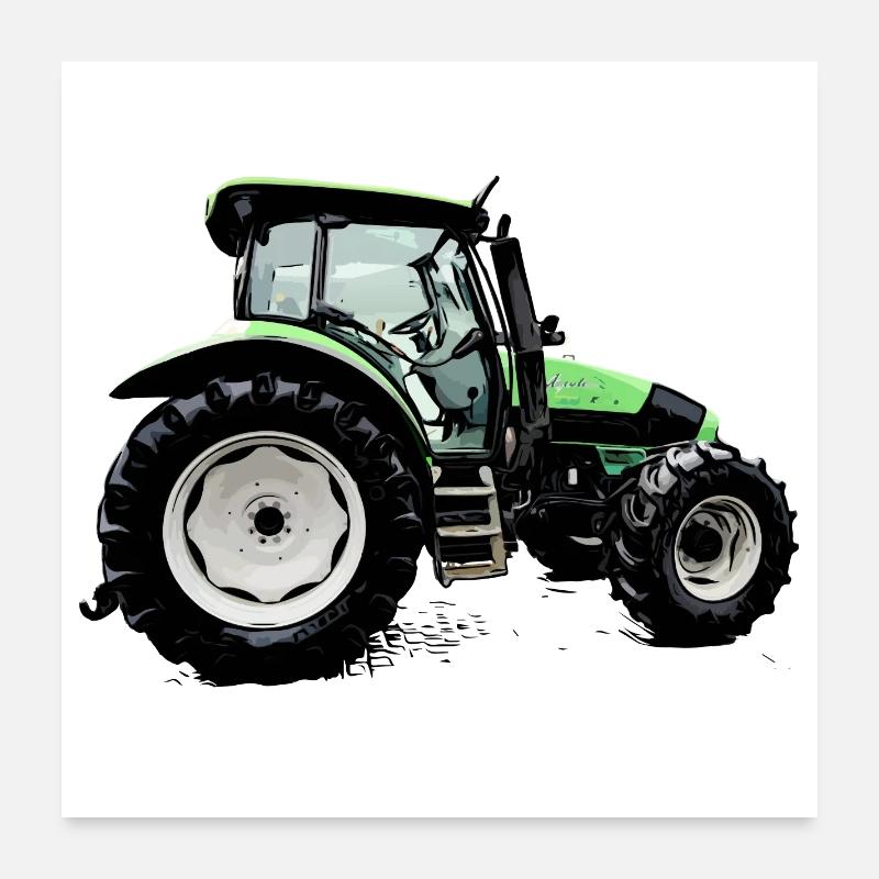 Traktor AGROTRON K110 Poster 60x60 cm