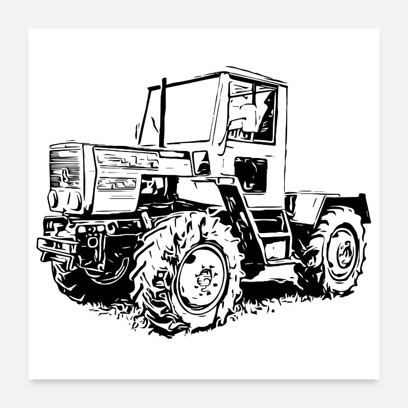 MB trac 800 Poster 24" x 24" (60x60 cm)