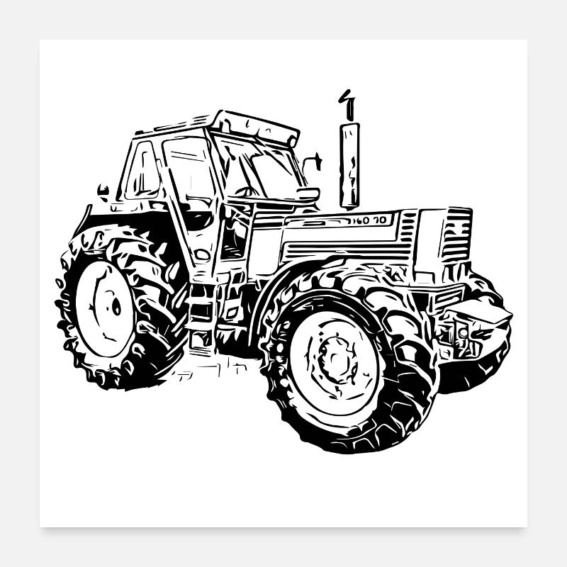 Tractor Turbo DT 160 90 Poster 24" x 24" (60x60 cm)