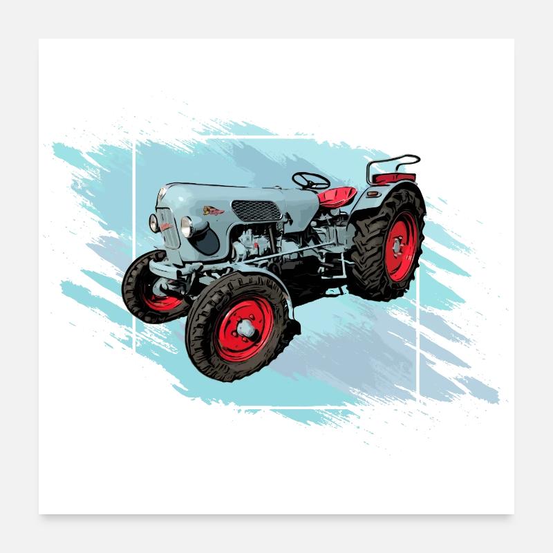 The Tiger EM 235 Poster 24" x 24" (60x60 cm)