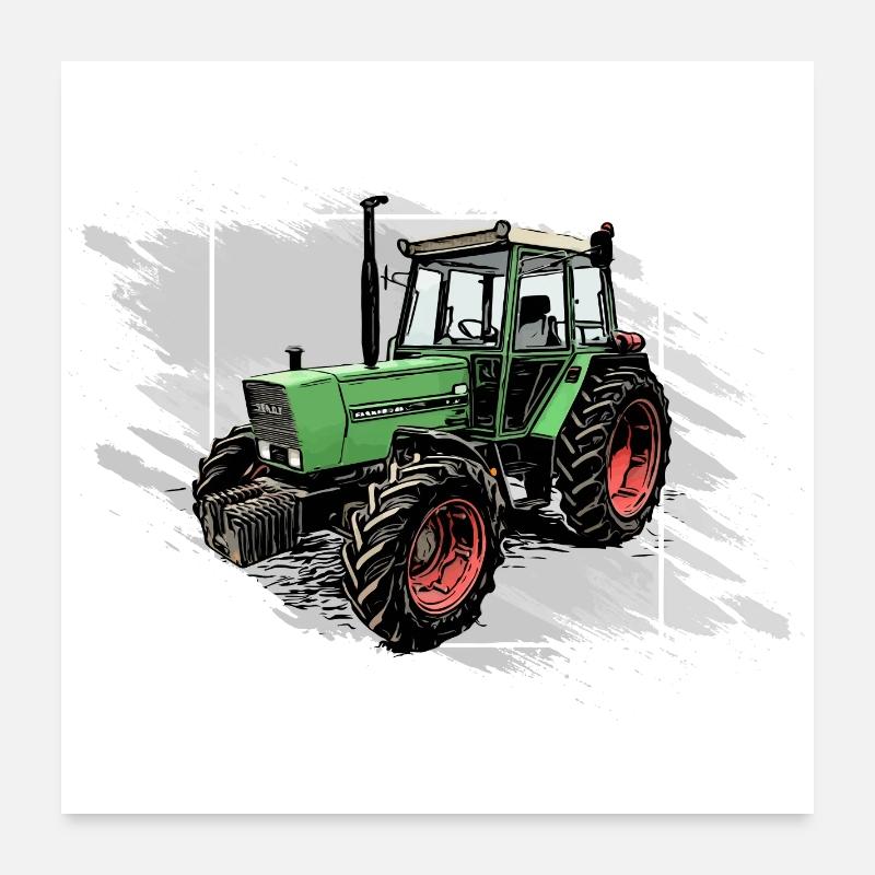 Traktor Farmer 306 Poster 60x60 cm