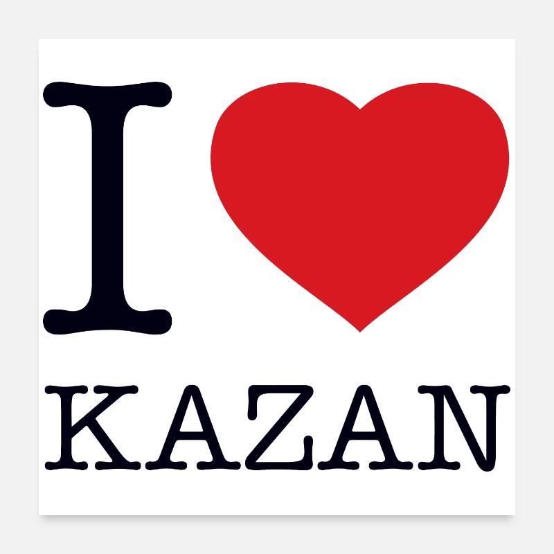 J’ADORE KAZAN Poster 60 x 60 cm