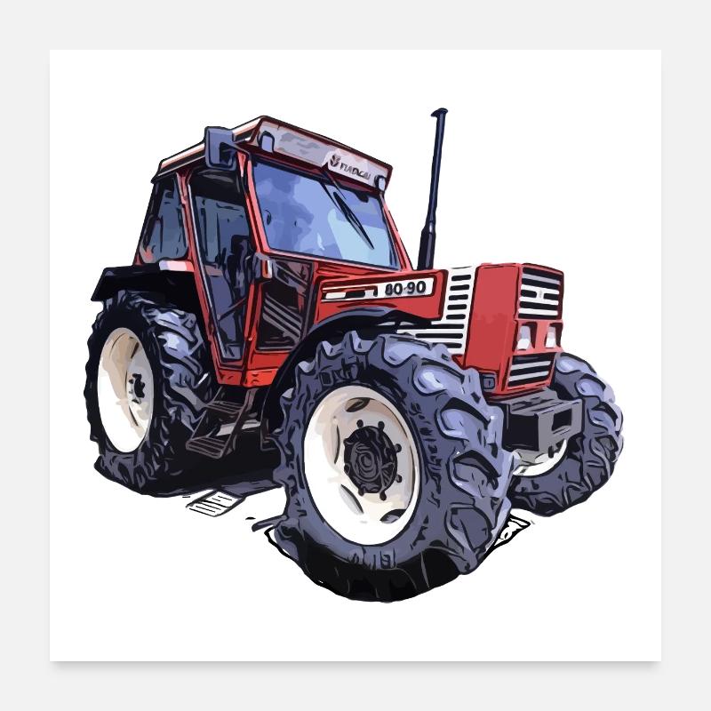 Force de terrain 80-90 Poster 60 x 60 cm