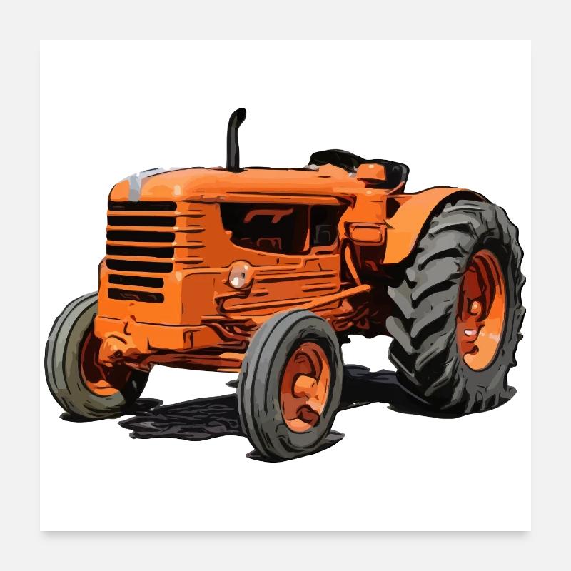 Des classiques de caractère Poster 60 x 60 cm