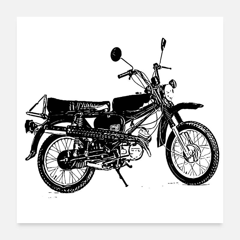 Deux temps dans le sang Poster 60 x 60 cm