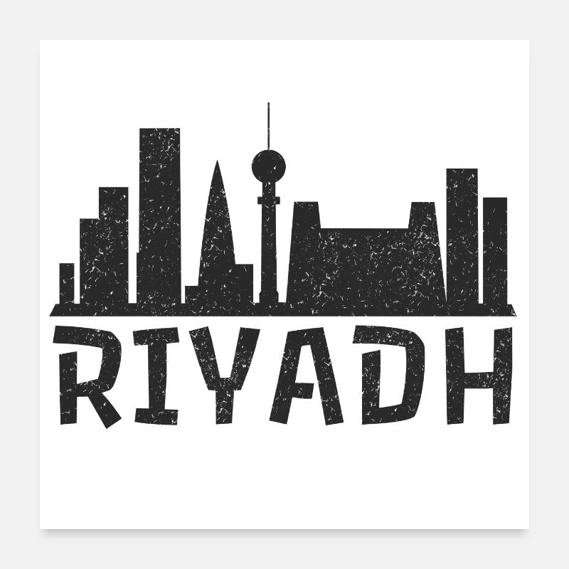 L’ambiance de Riyad Poster 60 x 60 cm