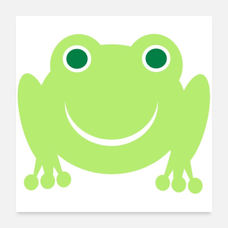frog Poster 24" x 24" (60x60 cm)