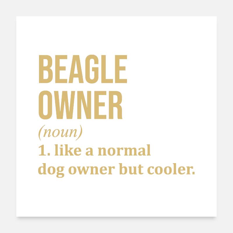 Beagle Poster 60x60 cm