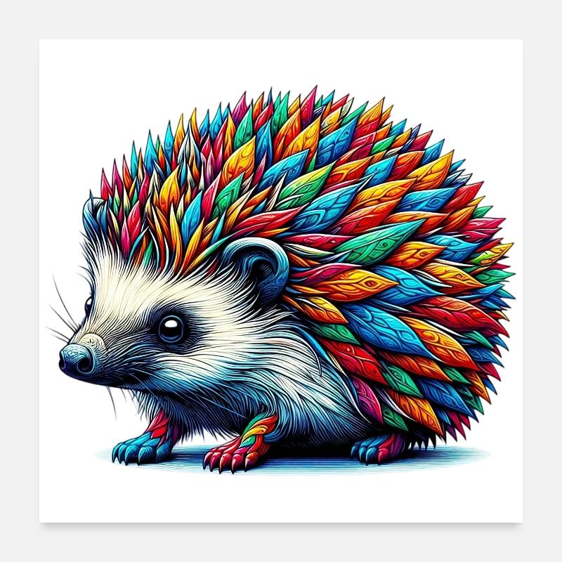 Igel Poster 60x60 cm