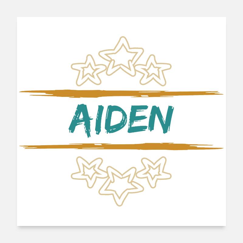 Aiden dans le rôle d'Aiden Poster 60 x 60 cm