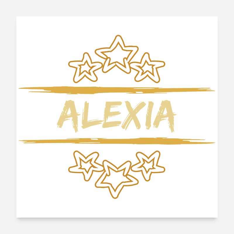 Cadeau pour Alexia Poster 60 x 60 cm