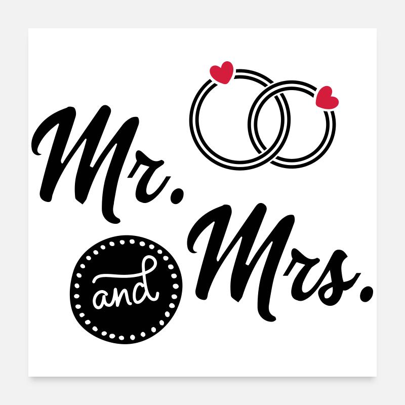 wedding Poster 24" x 24" (60x60 cm)