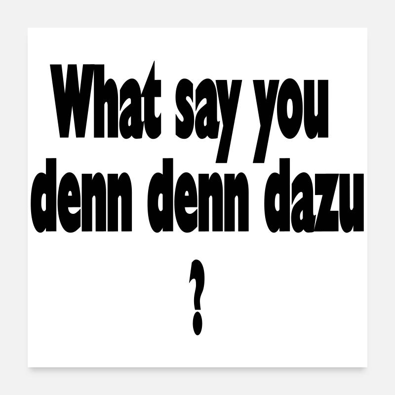 Wassager Poster 60x60 cm