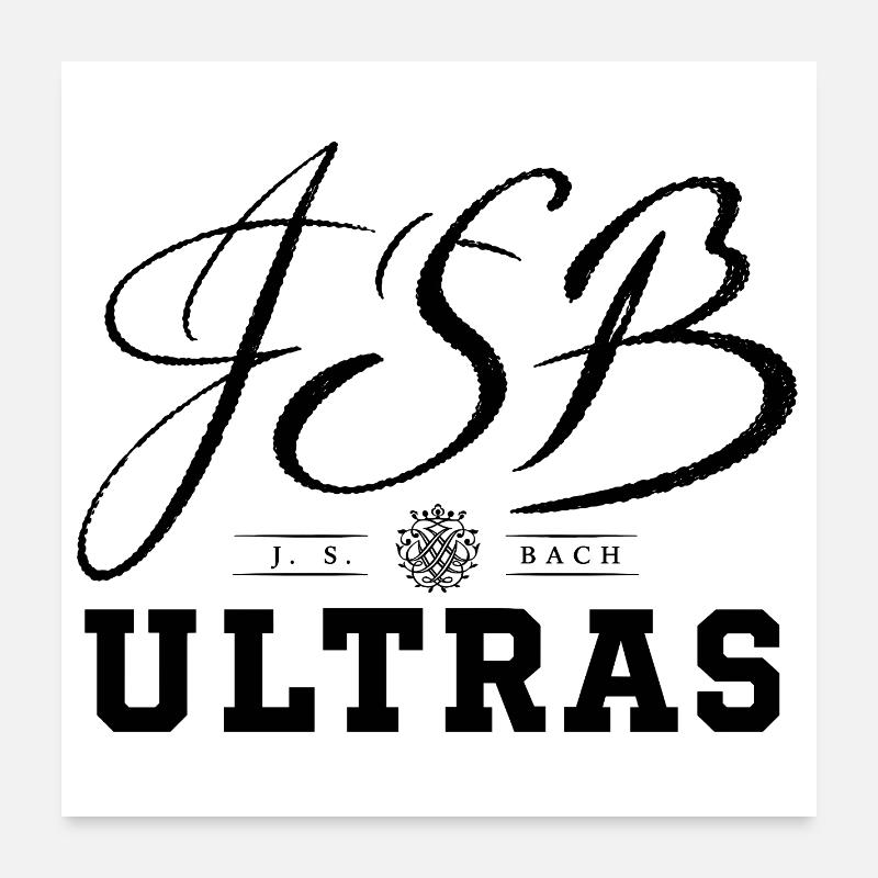 Bach Ultras Poster 24" x 24" (60x60 cm)