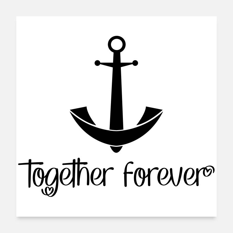 Together Forever Poster 60x60 cm
