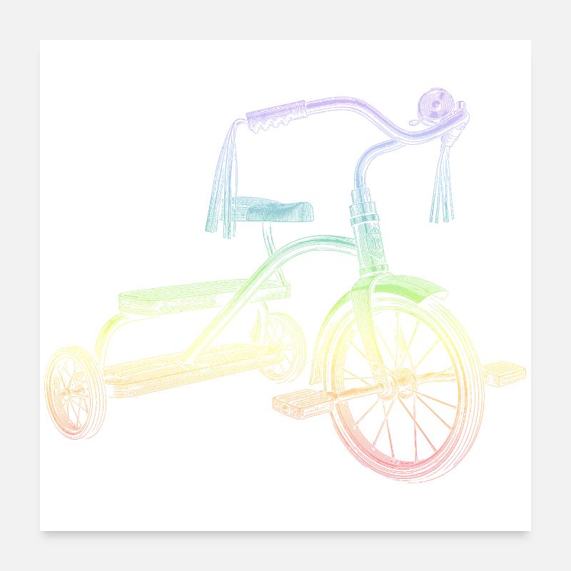 Tricycle Poster 60 x 60 cm