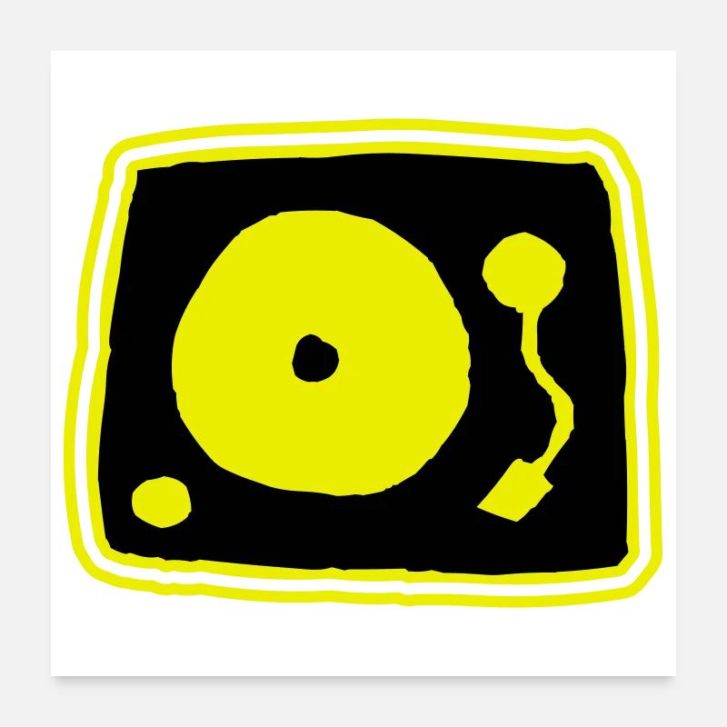 Record player Poster 24" x 24" (60x60 cm)