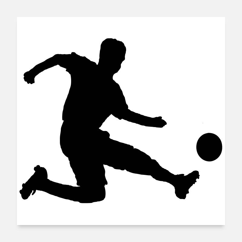 Soccer player Poster 24" x 24" (60x60 cm)