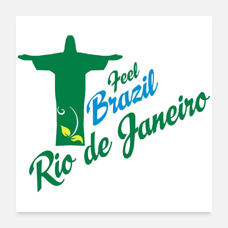 Rio de Janeiro Poster 60x60 cm