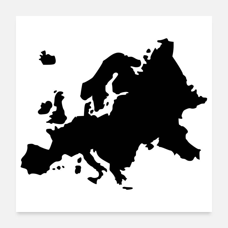 L'Europe Poster 60 x 60 cm