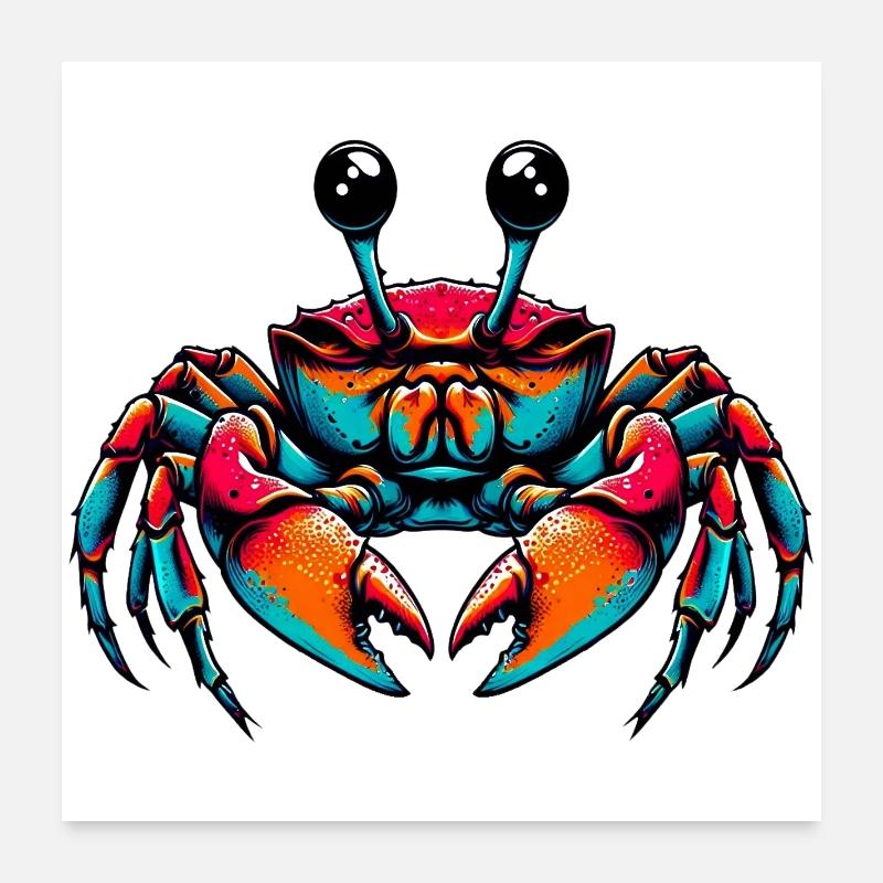 Crabe Poster 60 x 60 cm