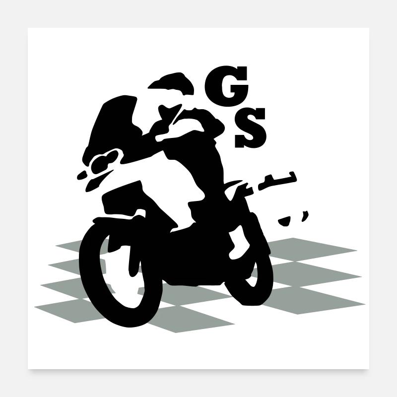 Bikergs_bayern Poster 60x60 cm