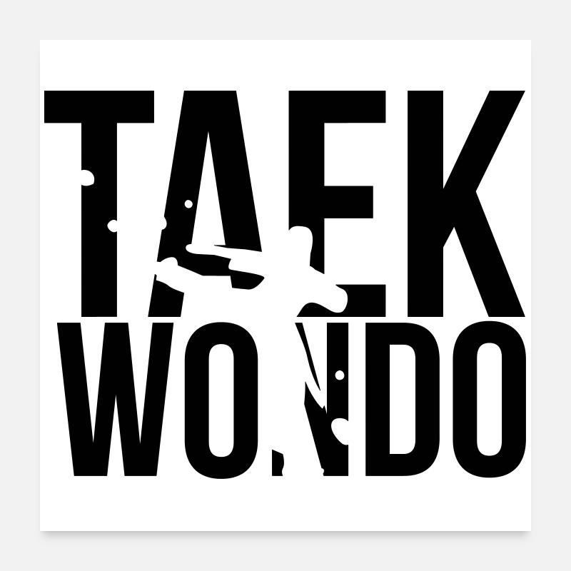 taekwondo Poster 24" x 24" (60x60 cm)