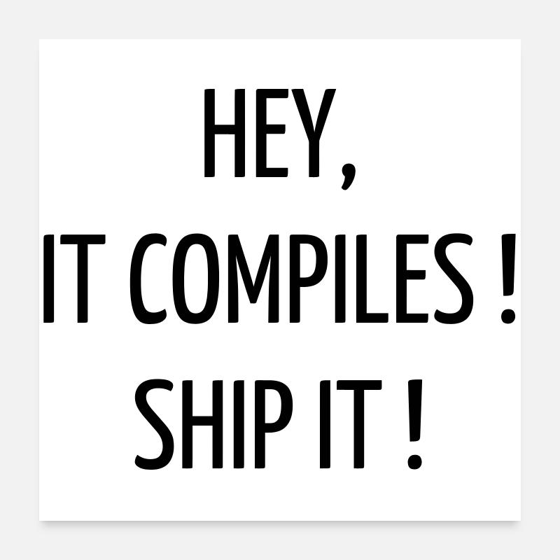 Citation / Geek / Gaming / Gamer / Nerd Poster 60 x 60 cm