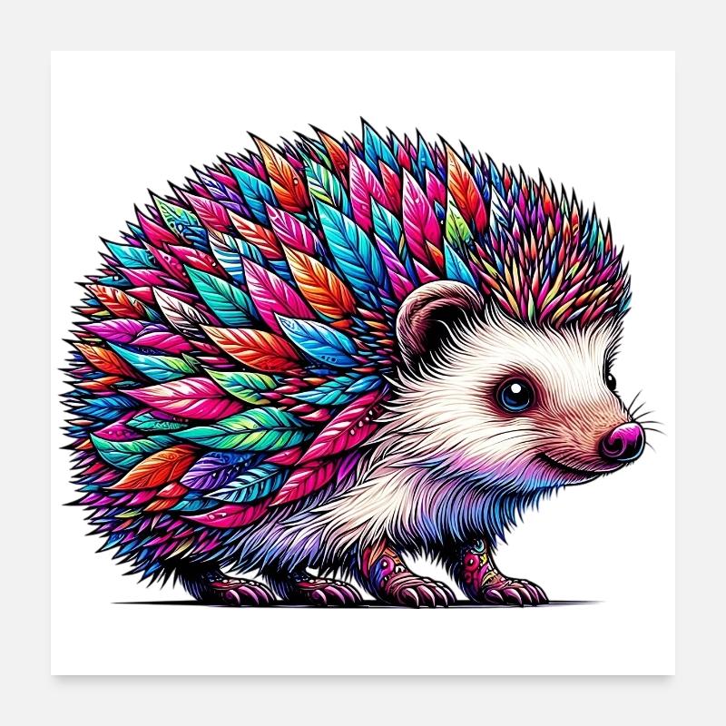 Igel Poster 60x60 cm