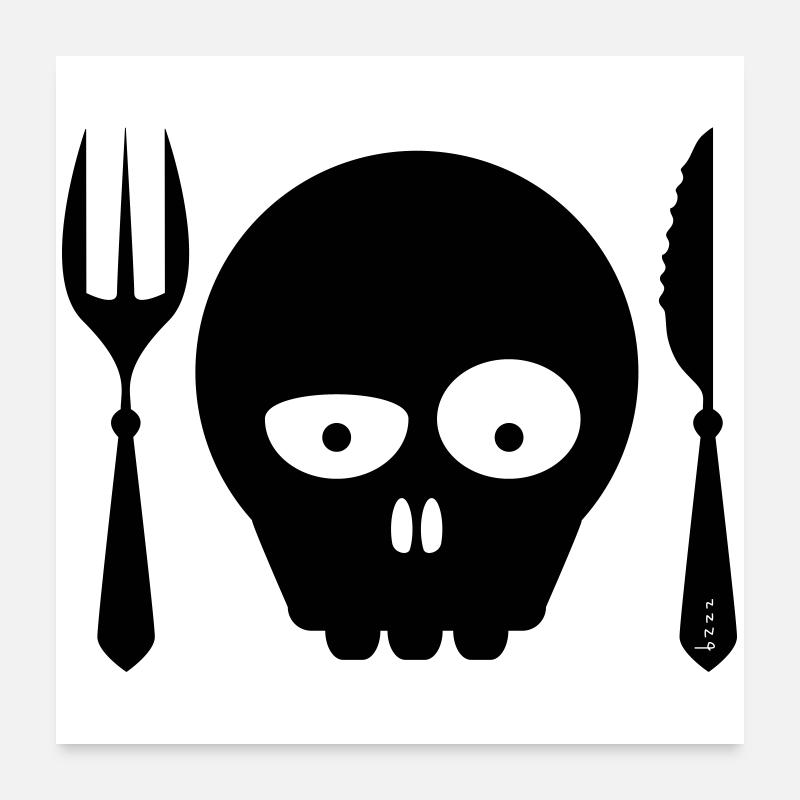 ENJOY_YOUR_MEAL-BON_APPETIT Poster 60x60 cm