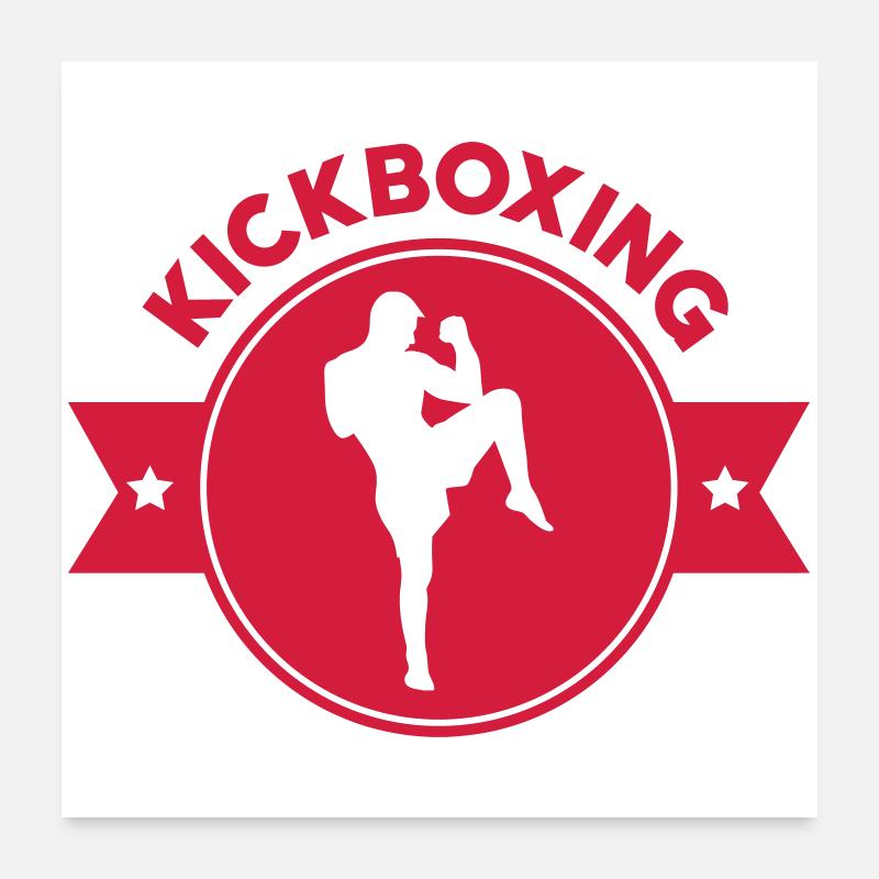 Kickboxing / Kickboxer / Kick Boxing / Kick Boxer Poster 24" x 24" (60x60 cm)
