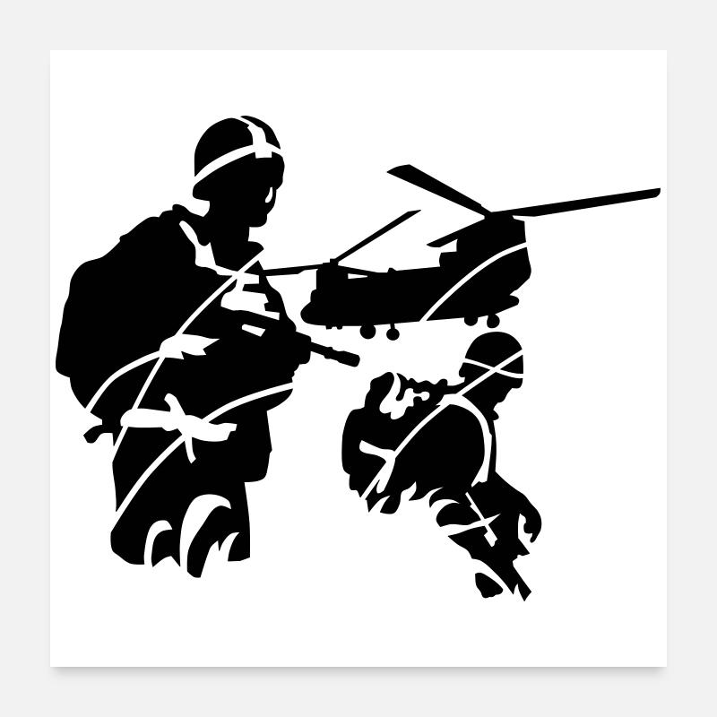 army Poster 24" x 24" (60x60 cm)